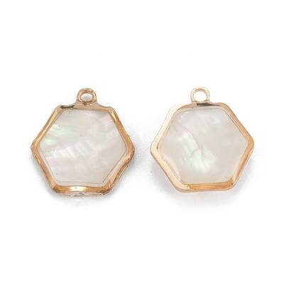Natural White Shell Pendants