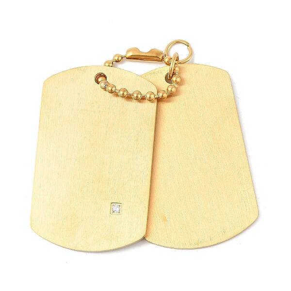 304 Stainless Steel Rhinestone Pendant