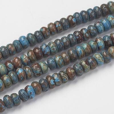 Natural Chrysocolla Bead Strands