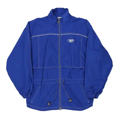 Reebok Jacket - Medium Blue Polyester Blend