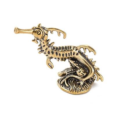 Brass  Seahorse Statue Sculpture