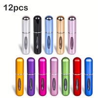 Portable Mini Refillable Perfume Bottle, 12pcs/set 5ML Spray Bottle, Travel Perfume Atomizer, Perfume Bottle for Travel, Dail...