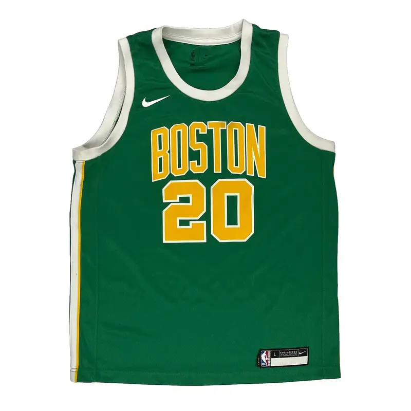 Boston Celtics Nike Nba Jersey - Large Green Polyester