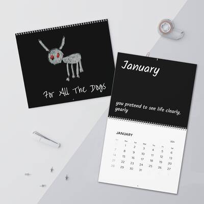 Drake For All The Dogs 2024 Calendar, Drake Slime You Out Wall Calendar