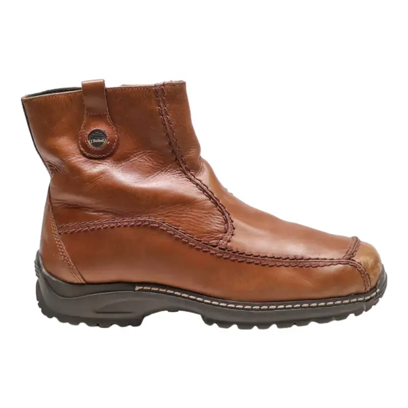 JOSEF SEIBEL Ankle Boots Brown Leather Womens UK 6.5