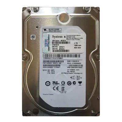 49Y6214 IBM 4TB 6Gb/s SAS 7200 3.5-Inch Hard Drive