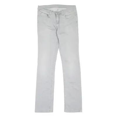 CARHARTT Texas Pant Womens Jeans Grey Regular Straight Stone Wash W28 L32
