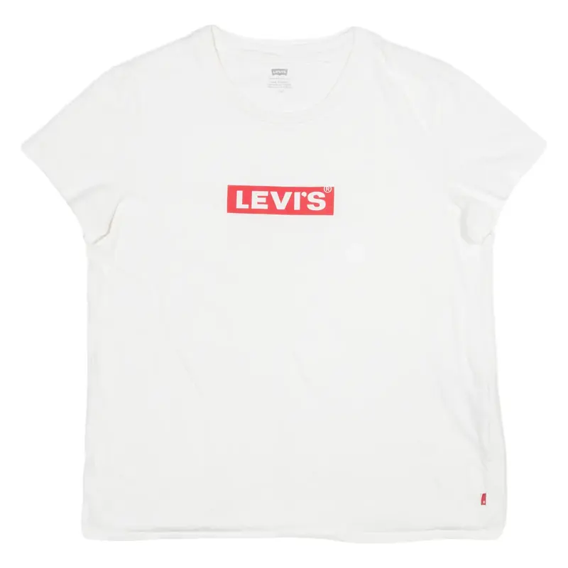 LEVI'S Womens T-Shirt White L