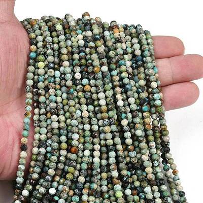 Natural HuBei Turquoise Beads Strands