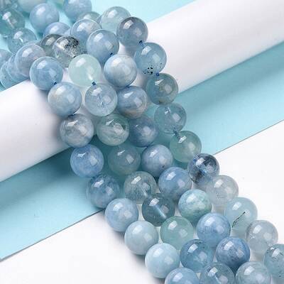 Natural Aquamarine Beads Strands