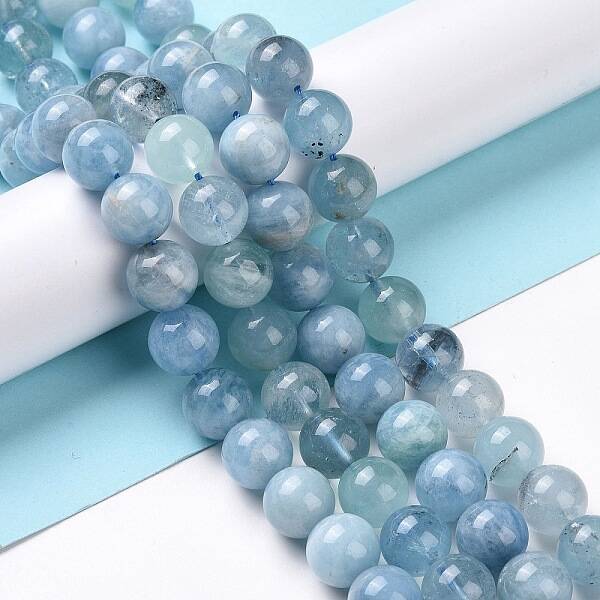 Natural Aquamarine Beads Strands