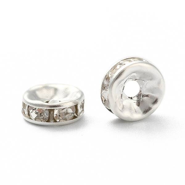 Iron Grade A Crystal Rhinestone Spacer Beads