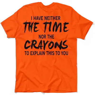 Crayons - Safety Yellow T-Shirt