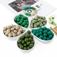 15mm Silicone Bead, 45pcs/set Colorful Beads, DIY Jewelry Making Supplies for Bracelet Necklace Earrings, DIY Round Jewelry M...