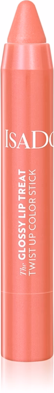 IsaDora Glossy Treat Twist Up Color moisturizing lipstick color 09 Beach Peach 3.3 g