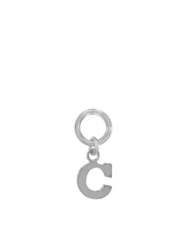 One Love Initial Charms | Metal Color: Silver | Style: C