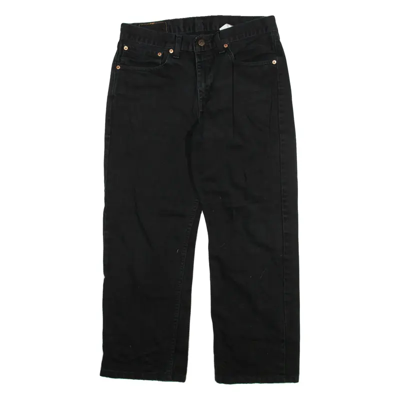 LEVI'S 751 Jeans Mens Black Regular Straight W32 L30