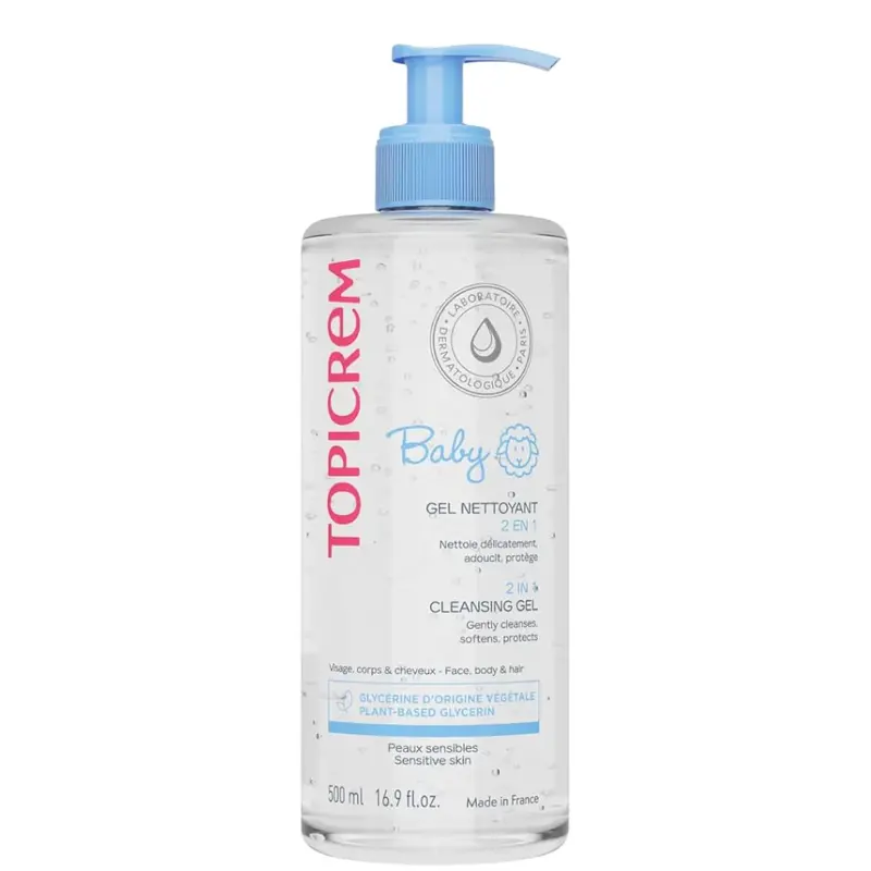 Topicrem Double action soothing cleansing body gel for children 500ml