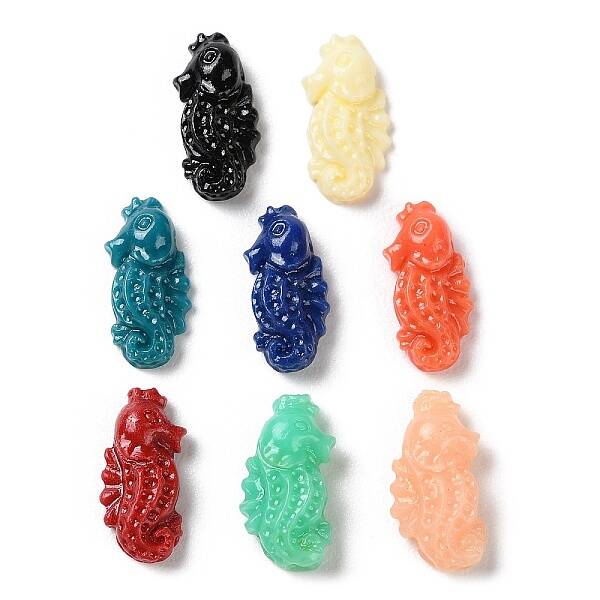 Carved Synthetic Coral Beads