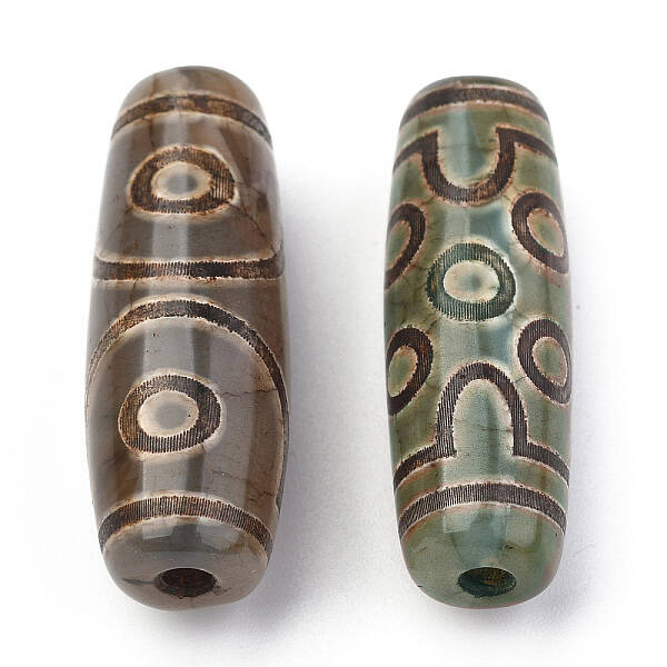 Tibetan Style dZi Beads