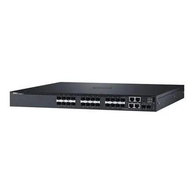 Dell 210-AIMQ | PowerSwitch S3124F 24 x SFP Ports 10/100/1000Base-SX + 2 x SFP+ Ports Layer 3 Managed 1U Rack-mountable Gigab...