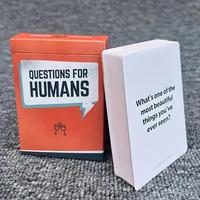Questions for Humans Card Game, 1 Box Deep Connection Game Card, Party Game Card, Funny Card Game for Couples, Friends, Famil...