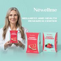 NEWELLME Happy Cleanse - Superfood Powder/Probiotics/Digestive Enzymes/Moringa - Supports gut health - Boosts immunity, Edibl...