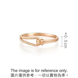 18K Rose Gold Ring