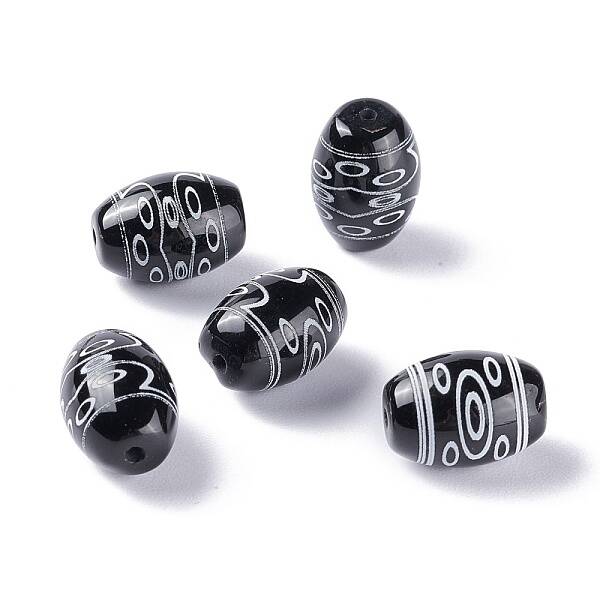 Tibetan Style dZi Beads