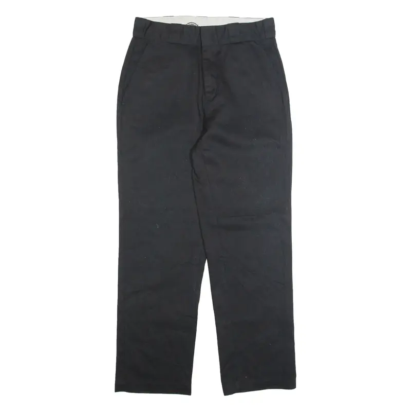 DICKIES Chino Mens Trousers Black Regular Straight W28 L26