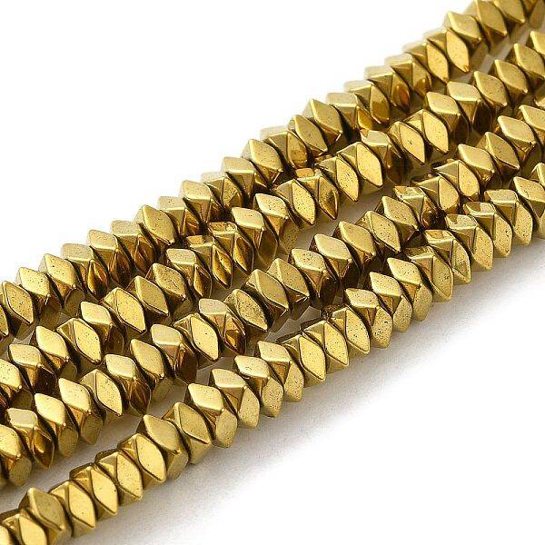 Electroplate Non-magnetic Synthetic Hematite Beads Strands