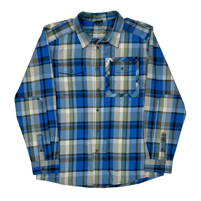 Oakley Checked Shirt - XL Blue Polyester