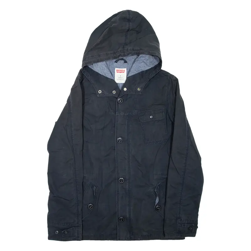 LEVI'S Mens Chore Jacket Blue Hooded M