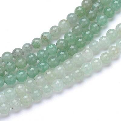 Natural Green Aventurine Bead Strands