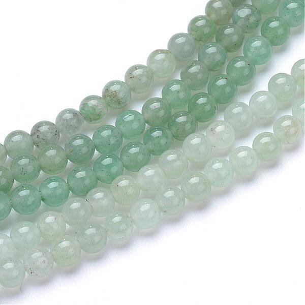 Natural Green Aventurine Bead Strands