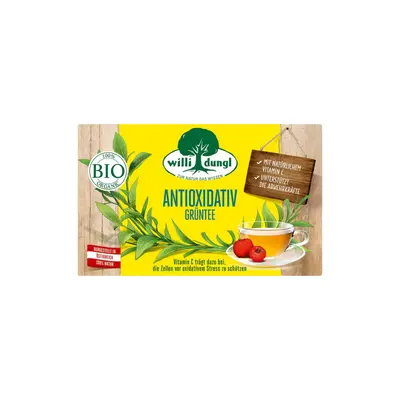 Willi Dungl Organic Antioxidant Green Tea, 35 G