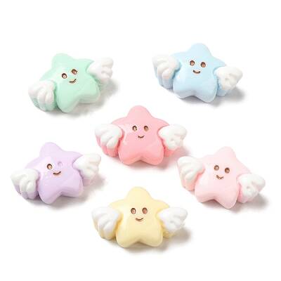 Cartoon Opaque Resin Cabochons