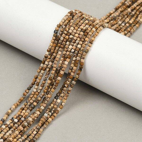 Natural Picture Jasper Beads Strands