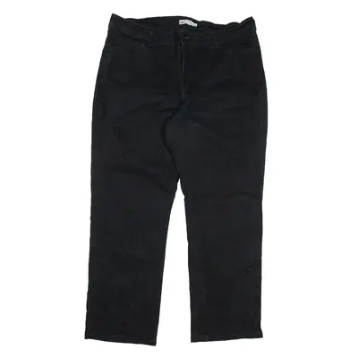 LEE Stretch Trousers Black Slim Straight Womens W38 L29