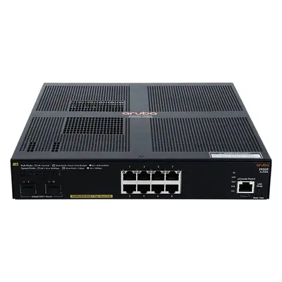 JL258ACM#AC3 HP Aruba 2930F Series CM 2930F 8G PoE+ 2SFP+ 8 x RJ-45 PoE+ 10/100/1000Base-T and 2 x SFP+ Ports Layer 3 Managed...