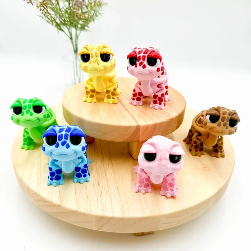 3D Printed Standing Turtle Decor Figurine Ornaments
