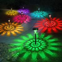 Nofibuk Bright Solar Pathway Lights,Color Changing+Warm White Solar Lights Outdoor,IP67 Waterproof Solar Path Lights, Solar P...