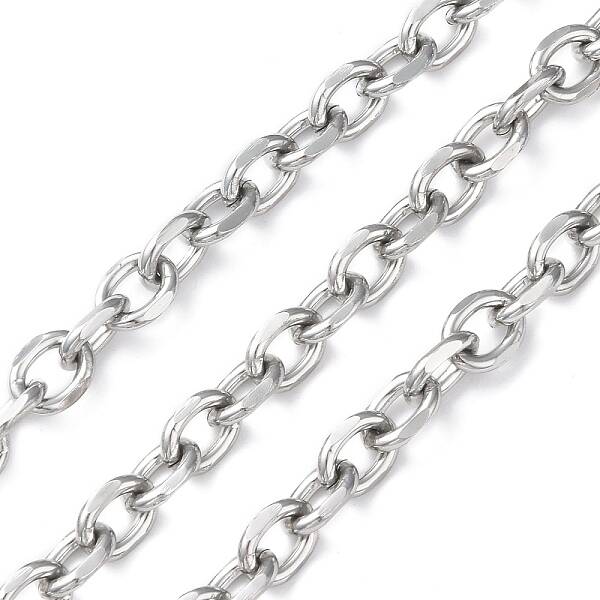 Oval Oxidation Aluminum Cable Chains