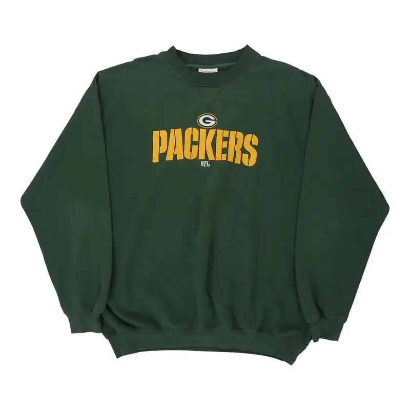 Green Bay Packers Nfl Sweatshirt - XL Green Cotton Blend