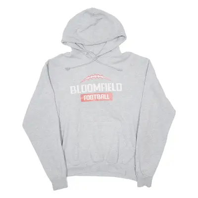 CHAMPION Bloomfield Football Mens Grey Hoodie USA M