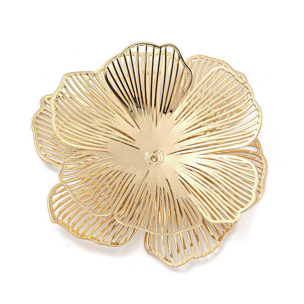 Rack Plating Brass Bead Caps
