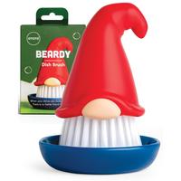OTOTO Beardy Dish Brush - Cute Scrub Brush for Dishes - Cleaning Brush for Cookware - Perfect Kitchen Gadget Gift Idea Househ...