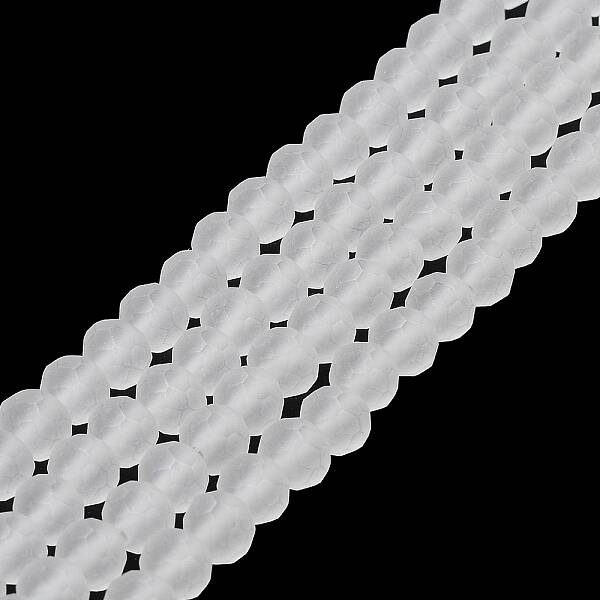 Transparent Glass Beads Strands