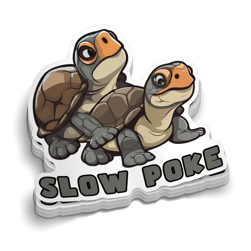 Slow Poke- Hard Hat Decal