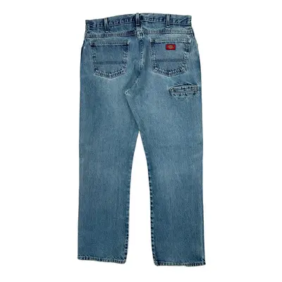 Regular Fit Dickies Jeans - 35W 31L Blue Cotton